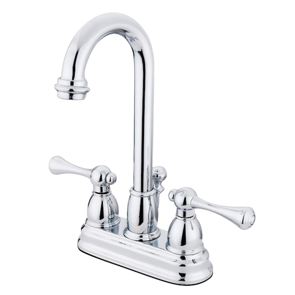 4" Centerset Bathroom Faucet, Chrome